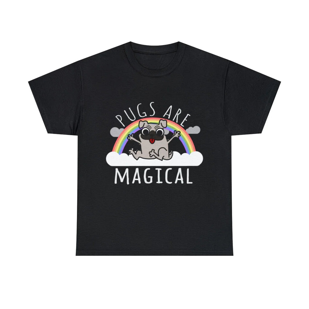 Pugs Are Magical Graphic Tee Shirt, S-5XL Unisex T-shirt, Sweatshirt, Hoodie, Long Sleeve Tee - T-Shirt, Sweatshirt, Hoodie