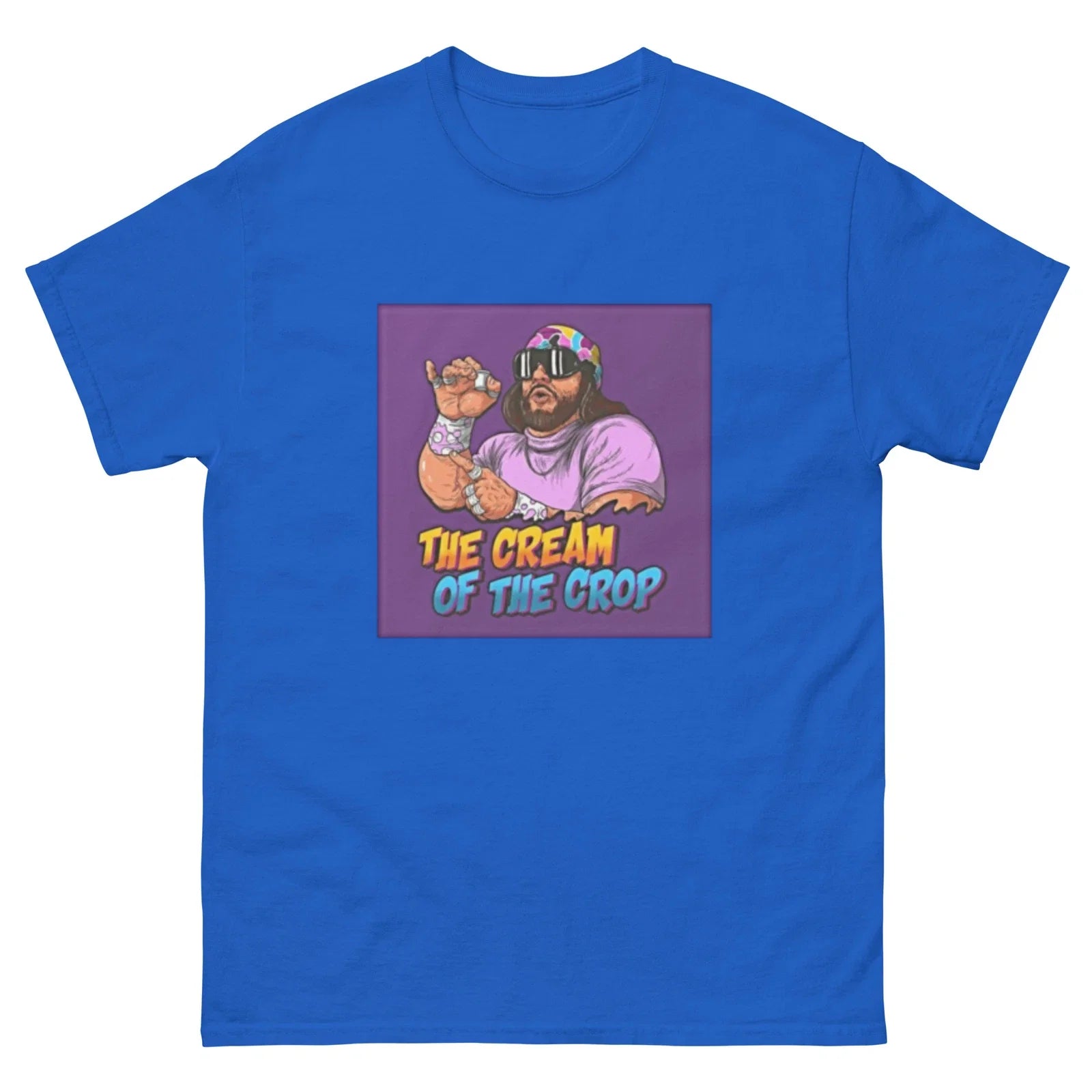 Macho Man Vintage WWF Style Tee, Pro Wrestling Shirts, Macho Man Promo Tshirt Unisex T-shirt, Sweatshirt, Hoodie, Long Sleeve Tee - T-Shirt, Sweatshirt, Hoodie