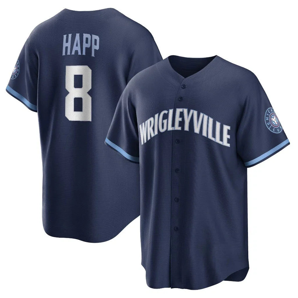 Trend Summer 2026 Cubs Ian Happ Navy Baseball Jersey All Size 2F2058 Unisex T-shirt, Sweatshirt, Hoodie, Long Sleeve Tee - T-Shirt, Sweatshirt, Hoodie