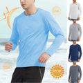 Mens Ice Silk Sun Block Hoodie Long Sleeve Skin Protection Shirts Fishing Tops  Unisex T-shirt, Sweatshirt, Hoodie, Long Sleeve Tee - T-Shirt, Sweatshirt, Hoodie