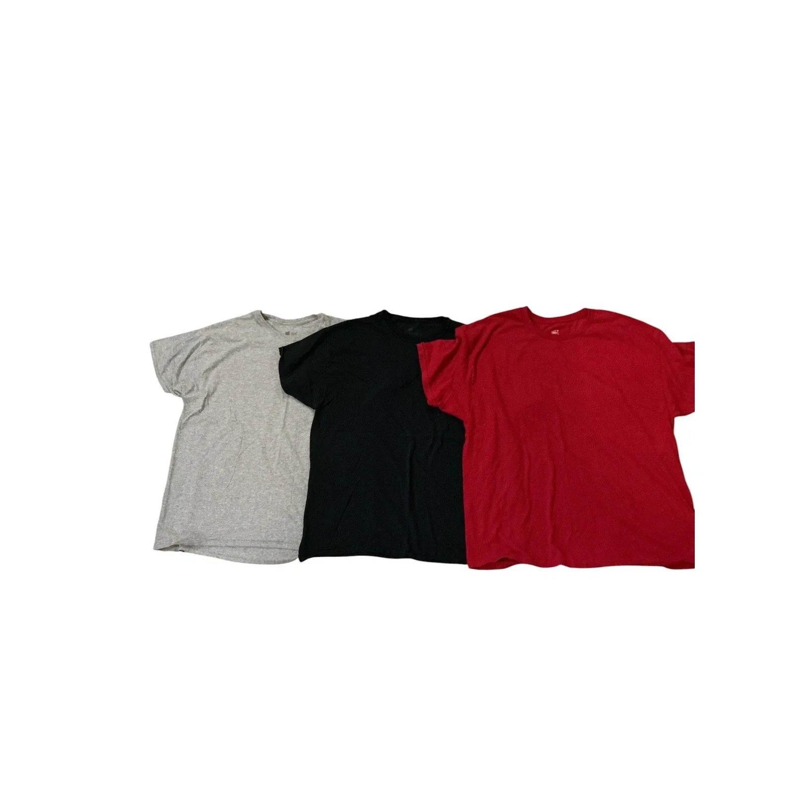 Hanes ComfortSoft Mens XL T-Shirt Bundle 3 Pack Red Black Gray Short Sleeve Tee Unisex T-shirt, Sweatshirt, Hoodie, Long Sleeve Tee - T-Shirt, Sweatshirt, Hoodie