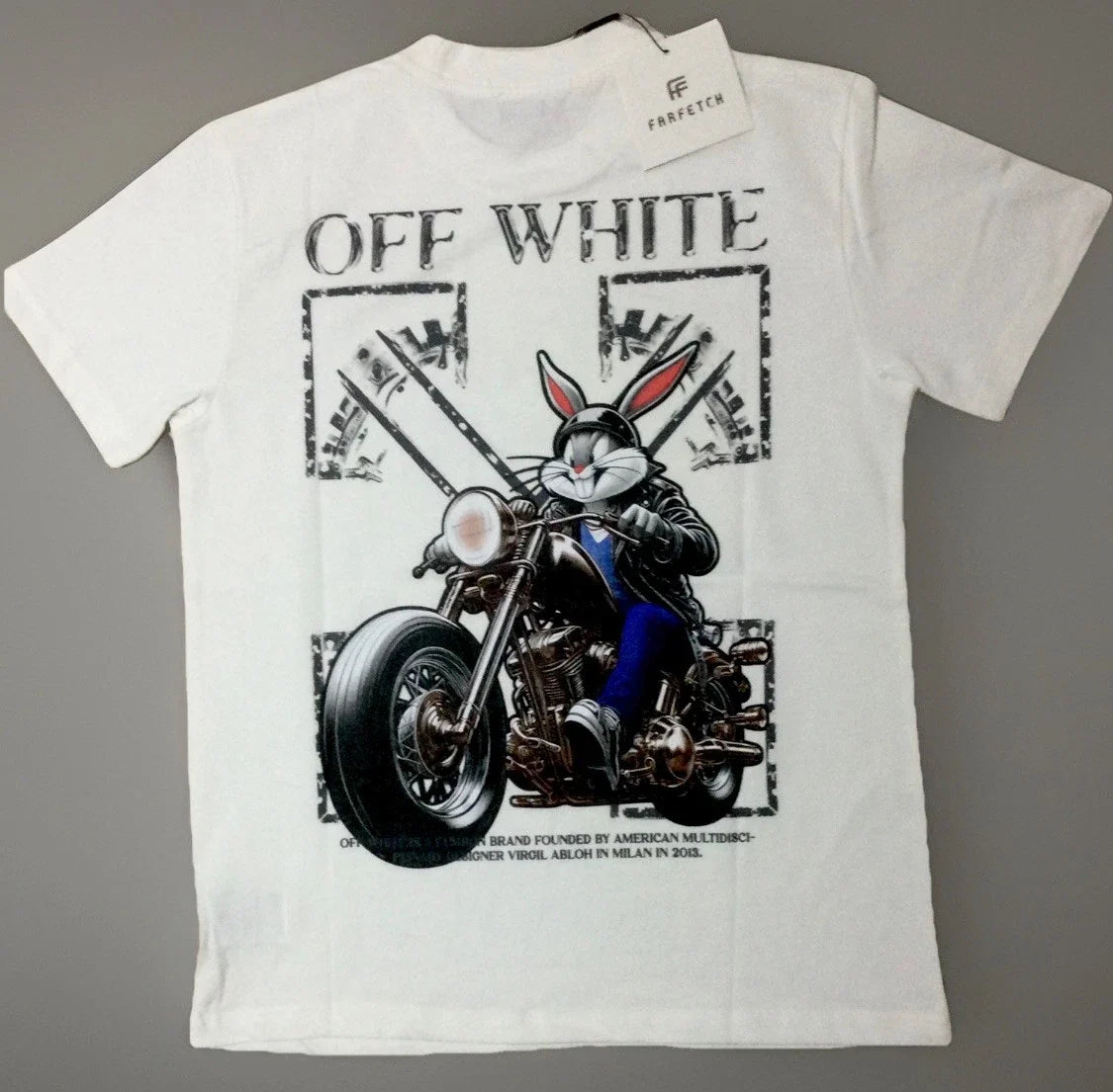 OFF WHITE T-Shirt Classic Beautiful Thick Quality,NWT (XL) Extra Large Unisex T-shirt, Sweatshirt, Hoodie, Long Sleeve Tee - T-Shirt, Sweatshirt, Hoodie
