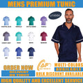 Mens Premium Tunic Uneek Healthcare Hospital Nurse Salon Spa Barbers Plain UC924 Unisex T-shirt, Sweatshirt, Hoodie, Long Sleeve Tee - T-Shirt, Sweatshirt, Hoodie