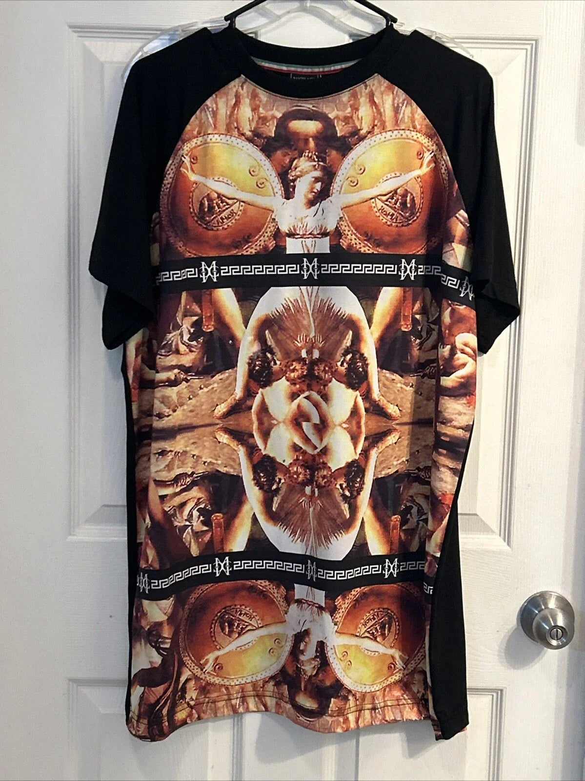 VTG Michael Cherry T-shirt Religious Art Print Cherubs Black Size XL Unisex T-shirt, Sweatshirt, Hoodie, Long Sleeve Tee - T-Shirt, Sweatshirt, Hoodie