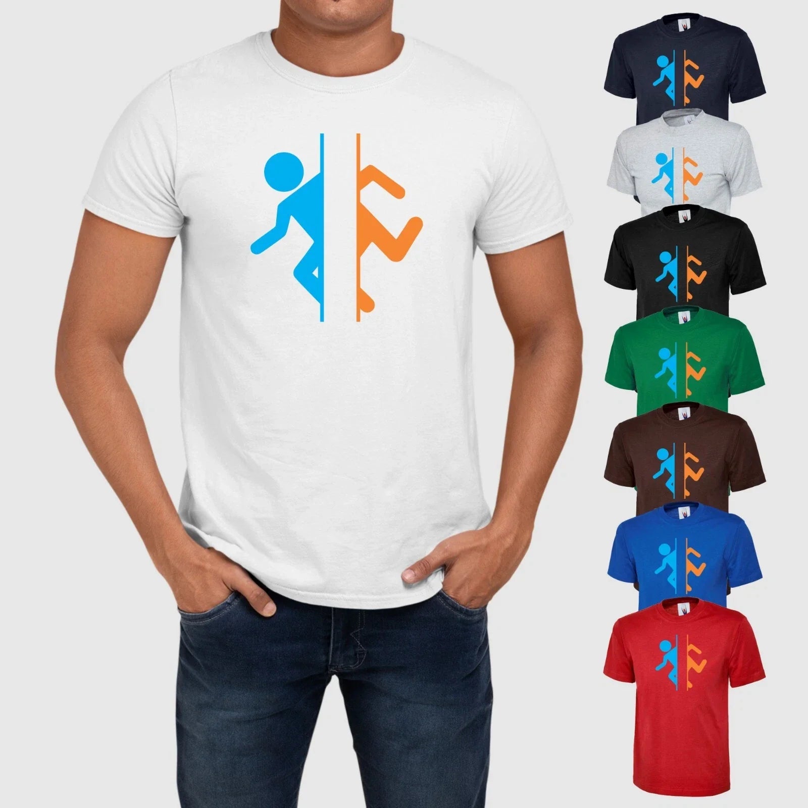 Portal Valve Game T Computer Geeks Unisex Tee Shirt - Gaming Top for Game Lovers Unisex T-shirt, Sweatshirt, Hoodie, Long Sleeve Tee - T-Shirt, Sweatshirt, Hoodie