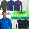 Awdis Gildan Custom Embroidered Just Cool Long Sleeve T-Shirt Unisex T-shirt, Sweatshirt, Hoodie, Long Sleeve Tee - T-Shirt, Sweatshirt, Hoodie