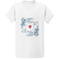Gildan 5000 Cute Zebra Cats Heart T-Shirt - Kawaii Funny Cat Lover Gift Tee Unisex T-shirt, Sweatshirt, Hoodie, Long Sleeve Tee - T-Shirt, Sweatshirt, Hoodie