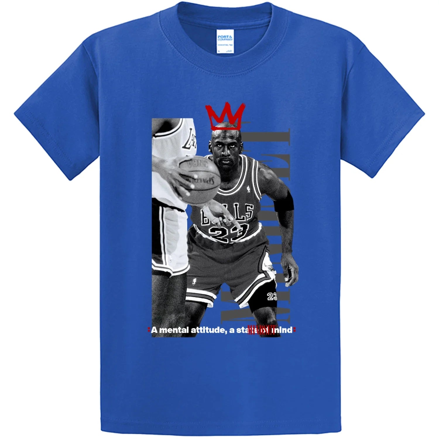 NEW STREETWEAR ON DEMAND 23 MJ MINDSET VOL 2 ROYAL BLUE TEE SHIRT S-4XL MADE USA Unisex T-shirt, Sweatshirt, Hoodie, Long Sleeve Tee - T-Shirt, Sweatshirt, Hoodie