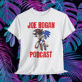 Joe Rogan Podcast with Sonic and Knuckles Unisex Heavy Cotton Tee, Funny Novelty Unisex T-shirt, Sweatshirt, Hoodie, Long Sleeve Tee - T-Shirt, Sweatshirt, Hoodie