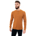 River Road Mens Henley Jumper Top T-Shirt Thermal Plain Grandad Neck Waffle Knit Unisex T-shirt, Sweatshirt, Hoodie, Long Sleeve Tee - T-Shirt, Sweatshirt, Hoodie