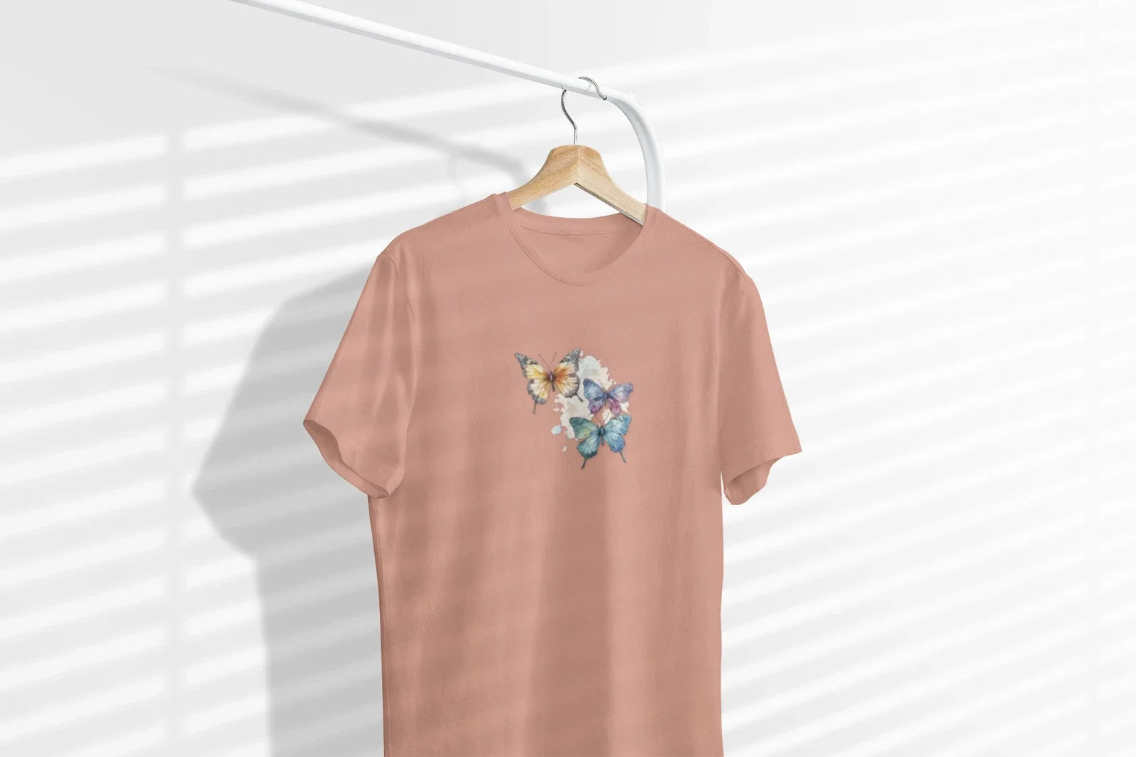 Watercolor Butterflies T-Shirt | Trio of Colorful Butterflies Unisex T-shirt, Sweatshirt, Hoodie, Long Sleeve Tee - T-Shirt, Sweatshirt, Hoodie