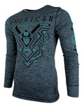 AMERICAN FIGHTER Men's L/S Thermal BRIMLEY Athletic Biker Unisex T-shirt, Sweatshirt, Hoodie, Long Sleeve Tee - T-Shirt, Sweatshirt, Hoodie