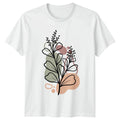 Abstract Boho Plant Minimalist Aesthetic Womens T-Shirt Minimalist Art Unisex T-shirt, Sweatshirt, Hoodie, Long Sleeve Tee - T-Shirt, Sweatshirt, Hoodie