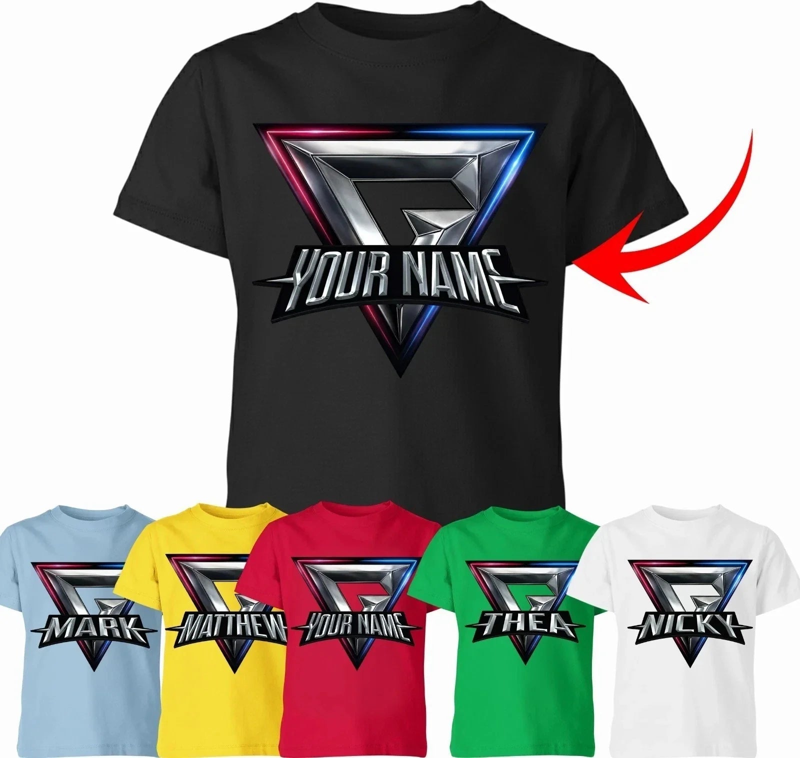 Personalised Gladiators Gaming Tournament Unisex Kids TShirt TV Show Series Xmas Unisex T-shirt, Sweatshirt, Hoodie, Long Sleeve Tee - T-Shirt, Sweatshirt, Hoodie