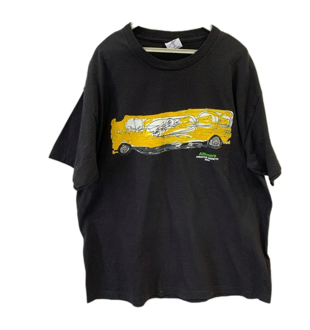 Alltimers Creative Growth 2024 T-Shirt Mens XL Black Skate Bus Graphic Tee#68 Unisex T-shirt, Sweatshirt, Hoodie, Long Sleeve Tee - T-Shirt, Sweatshirt, Hoodie