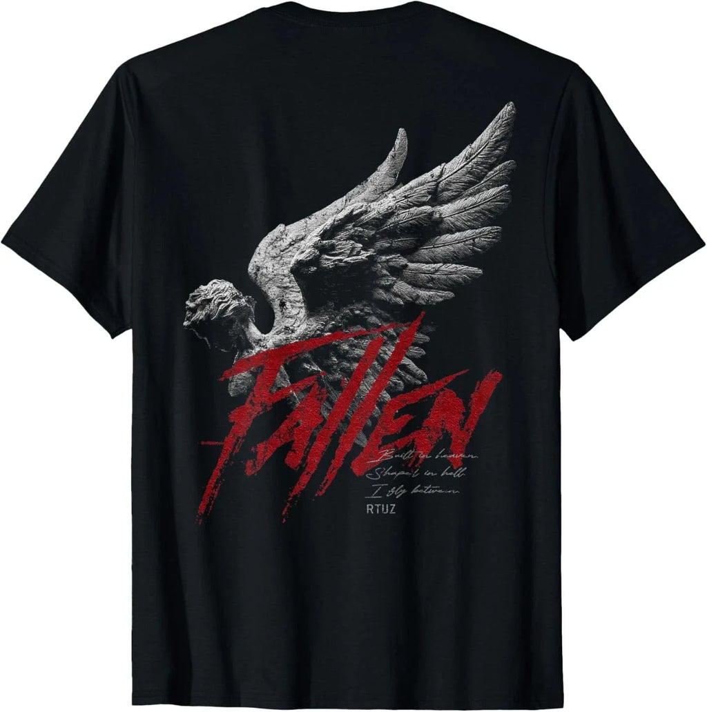 Back Print Y2K Aesthetic Streetwear Fashion Women Men Angel T-Shirt Unisex T-shirt, Sweatshirt, Hoodie, Long Sleeve Tee - T-Shirt, Sweatshirt, Hoodie