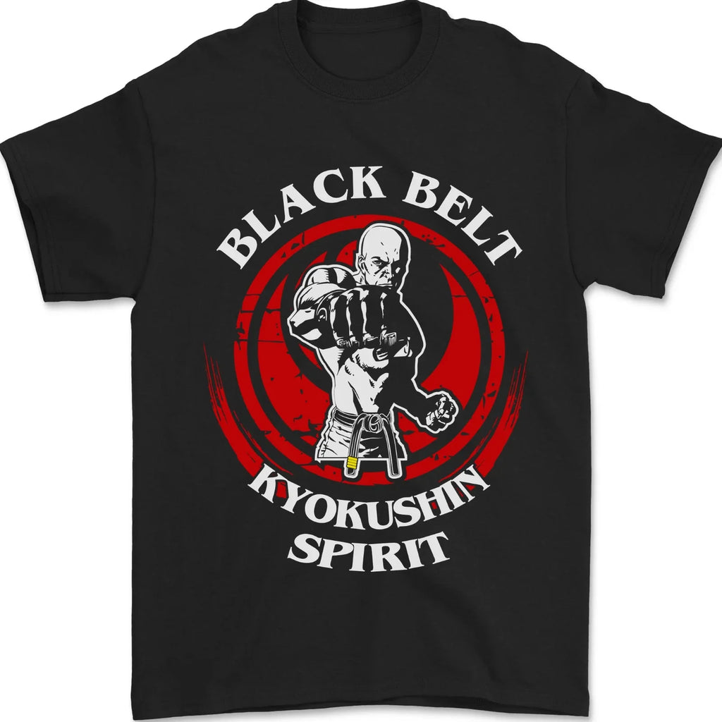 Kyokushin Spirit Karate Martial Arts MMA Mens T-Shirt 100% Cotton Unisex T-shirt, Sweatshirt, Hoodie, Long Sleeve Tee - T-Shirt, Sweatshirt, Hoodie