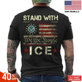 new- ICE Immigration Officers American Flag I Support Trump Stand With ICE shirt Unisex T-shirt, Sweatshirt, Hoodie, Long Sleeve Tee - T-Shirt, Sweatshirt, Hoodie
