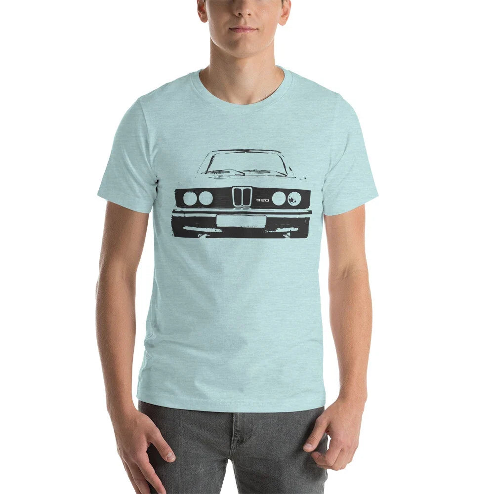 E21 3 Series 320 European Sports Car Short-Sleeve Unisex T-Shirt Unisex T-shirt, Sweatshirt, Hoodie, Long Sleeve Tee - T-Shirt, Sweatshirt, Hoodie