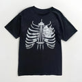 Black T-Shirt artsy grunge chunky with Skeleton Graphic M unisex Unisex T-shirt, Sweatshirt, Hoodie, Long Sleeve Tee - T-Shirt, Sweatshirt, Hoodie