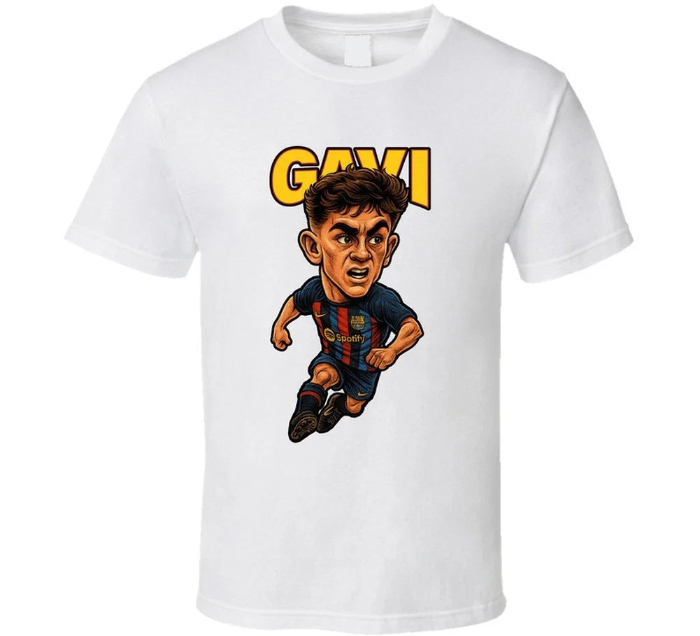 Gavi Caricature Fan T Shirt Unisex T-shirt, Sweatshirt, Hoodie, Long Sleeve Tee - T-Shirt, Sweatshirt, Hoodie