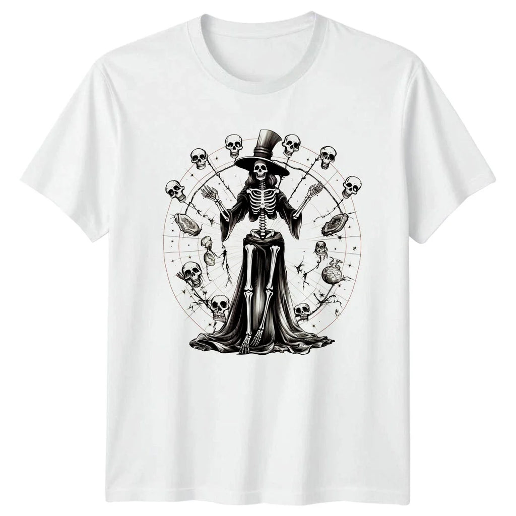Keeper Of Souls And Time T-Shirt Skeleton Art Gothic Macabre Halloween Gift Unisex T-shirt, Sweatshirt, Hoodie, Long Sleeve Tee - T-Shirt, Sweatshirt, Hoodie