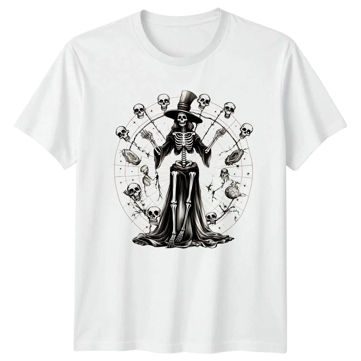 Keeper Of Souls And Time T-Shirt Skeleton Art Gothic Macabre Halloween Gift Unisex T-shirt, Sweatshirt, Hoodie, Long Sleeve Tee - T-Shirt, Sweatshirt, Hoodie