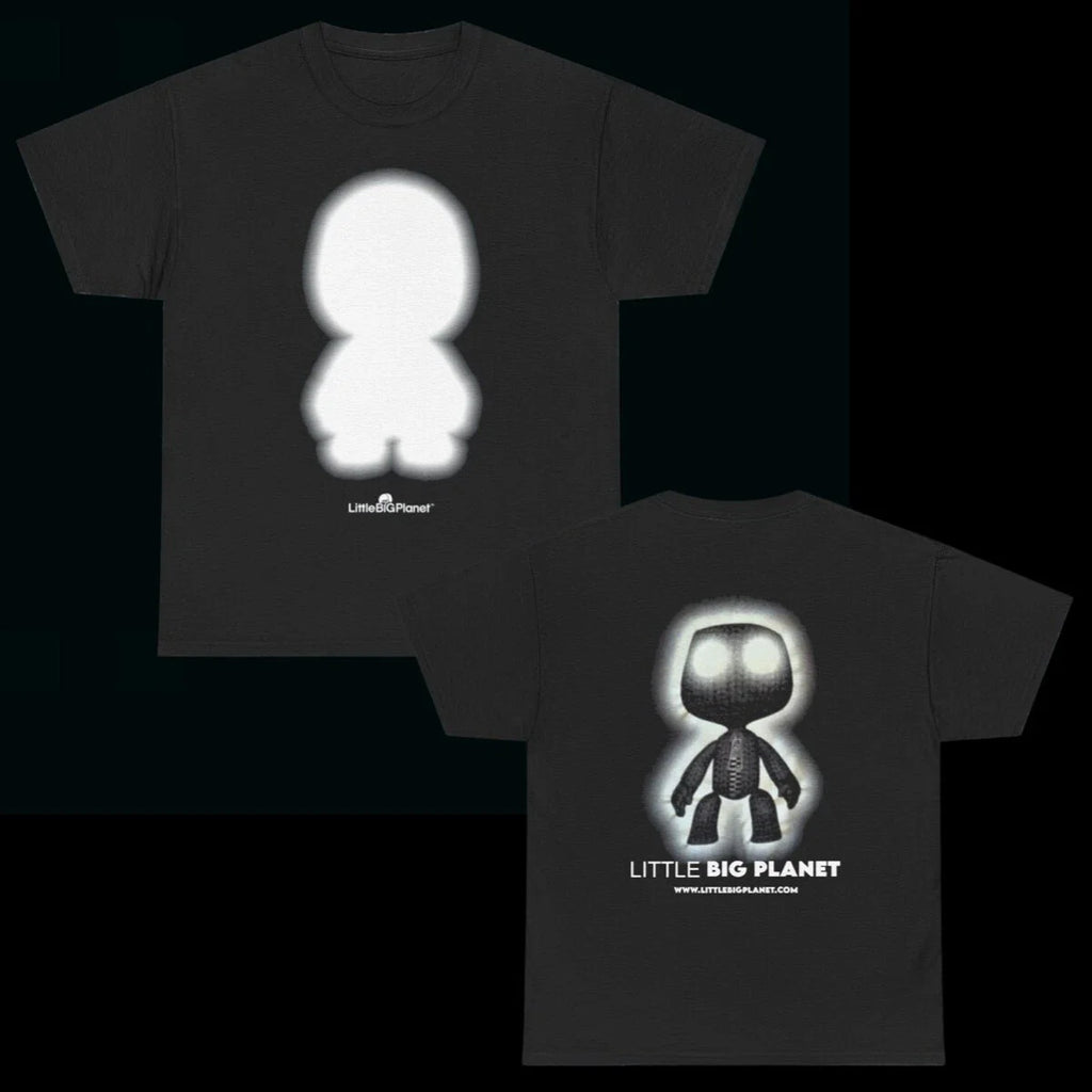 Little Big Planet Vintage Graphic T Shirt Promo 2008 Grunge Y2K Scene Domo Kun Unisex T-shirt, Sweatshirt, Hoodie, Long Sleeve Tee - T-Shirt, Sweatshirt, Hoodie