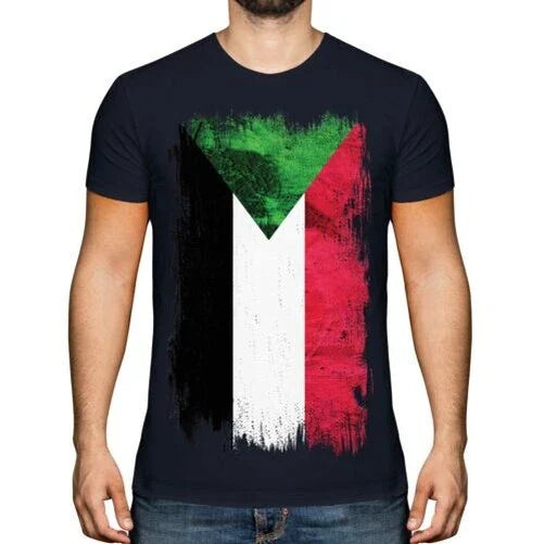 Sudan Grunge Flag T-Shirt As-Sudan Football Sudanese Jersey Gift Unisex T-shirt, Sweatshirt, Hoodie, Long Sleeve Tee - T-Shirt, Sweatshirt, Hoodie