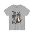 Too Hip to Hop Unisex Tee, Bunny with Cap Headphones Shirt, Cool Easter Top Unisex T-shirt, Sweatshirt, Hoodie, Long Sleeve Tee - T-Shirt, Sweatshirt, Hoodie