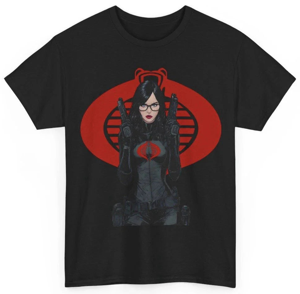 The Baroness T Shirt - Cobra 80s GI Joe Graphic Art Tee - New Unisex T-shirt, Sweatshirt, Hoodie, Long Sleeve Tee - T-Shirt, Sweatshirt, Hoodie