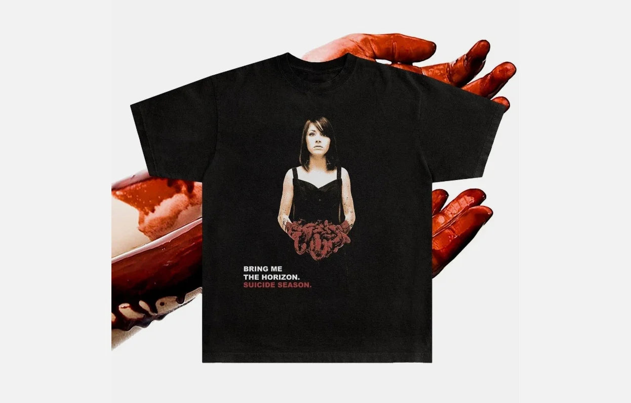 Bring Me The Horizon Tee Unisex Short Sleeve Shirt S-5XL Unisex T-shirt, Sweatshirt, Hoodie, Long Sleeve Tee - T-Shirt, Sweatshirt, Hoodie