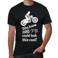 Men's Graphic T-Shirt Who Knew 79 Could Look This Cool 79th Birthday Anniversary Unisex T-shirt, Sweatshirt, Hoodie, Long Sleeve Tee - T-Shirt, Sweatshirt, Hoodie