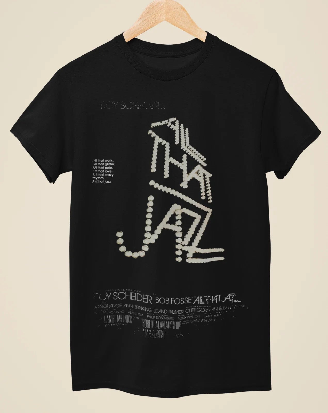 All That Jazz - Movie Poster Inspired Unisex Black T-Shirt Unisex T-shirt, Sweatshirt, Hoodie, Long Sleeve Tee - T-Shirt, Sweatshirt, Hoodie