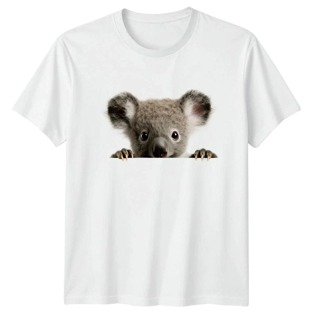 Cute Koala Peeking T-Shirt Koala Animal Gift For Him And Her Unisex T-shirt, Sweatshirt, Hoodie, Long Sleeve Tee - T-Shirt, Sweatshirt, Hoodie