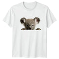 Cute Koala Peeking T-Shirt Koala Animal Gift For Him And Her Unisex T-shirt, Sweatshirt, Hoodie, Long Sleeve Tee - T-Shirt, Sweatshirt, Hoodie