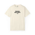 Social Battery 1% T-Shirt | Funny Introvert Tee, Relaxed T-Shirt, 100% Cotton Unisex T-shirt, Sweatshirt, Hoodie, Long Sleeve Tee - T-Shirt, Sweatshirt, Hoodie