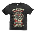 Mens I Am A Veteran T-shirt USA Patriotic Shirt Father's Day Patriotic Shirts Unisex T-shirt, Sweatshirt, Hoodie, Long Sleeve Tee - T-Shirt, Sweatshirt, Hoodie
