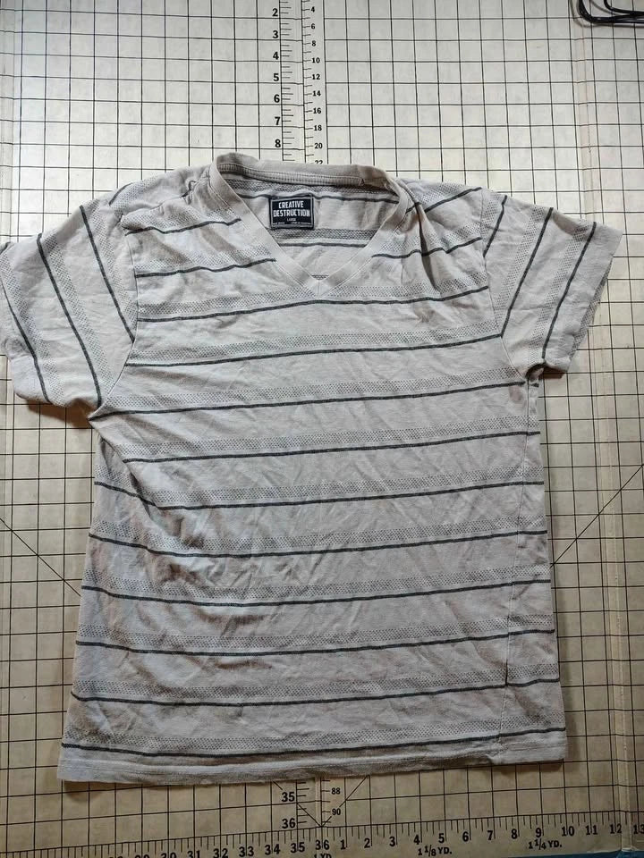 Men's Large Creative Destruction V-Neck Short Sleeves T-Shirt Size Large Unisex T-shirt, Sweatshirt, Hoodie, Long Sleeve Tee - T-Shirt, Sweatshirt, Hoodie