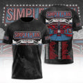 Simple Plan Tour 2026 3D Apparel Unisex T-shirt, Sweatshirt, Hoodie, Long Sleeve Tee - T-Shirt, Sweatshirt, Hoodie