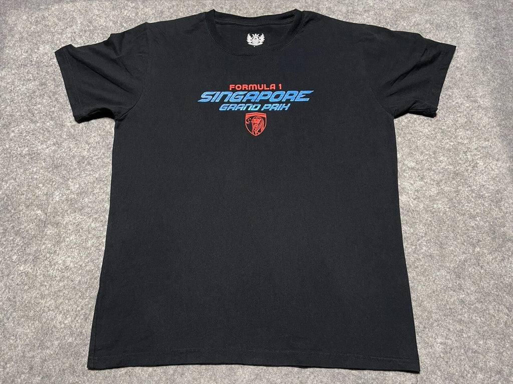 Singapore Grand Prix Racing Night Race Marina Bay Street Circuit Shirt Large Blk Unisex T-shirt, Sweatshirt, Hoodie, Long Sleeve Tee - T-Shirt, Sweatshirt, Hoodie