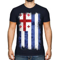 Ajaria Grunge Flag T-Shirt T-Shirt Top Football Gift Jersey Clothes Unisex T-shirt, Sweatshirt, Hoodie, Long Sleeve Tee - T-Shirt, Sweatshirt, Hoodie