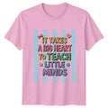 It Takes A Big Heart Womens T-Shirt Preschool Teacher Appreciation Gift For Her Unisex T-shirt, Sweatshirt, Hoodie, Long Sleeve Tee - T-Shirt, Sweatshirt, Hoodie