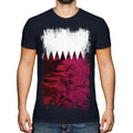 Qatar Grunge Flag Men's T-Shirt Qa? Ar Football Riyal Gift Shirt Unisex T-shirt, Sweatshirt, Hoodie, Long Sleeve Tee - T-Shirt, Sweatshirt, Hoodie