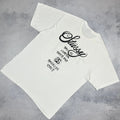 Stussy World Tour Graffiti Big Logo Short Sleeve T Shirt 2000s White Size XL Y2K Unisex T-shirt, Sweatshirt, Hoodie, Long Sleeve Tee - T-Shirt, Sweatshirt, Hoodie