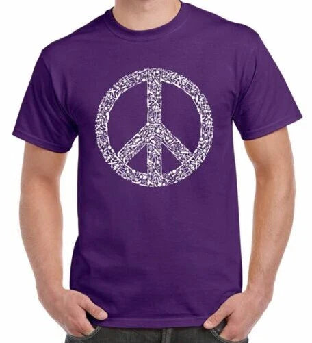 Camiseta Hombre Tribal Peace Symbol CND - Festival Hippie Anti Guerra Unisex T-shirt, Sweatshirt, Hoodie, Long Sleeve Tee - T-Shirt, Sweatshirt, Hoodie