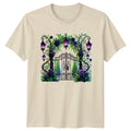 Enchanted Garden Gate Dark Roses T-Shirt Mystical Floral Garden Fantasy Unisex T-shirt, Sweatshirt, Hoodie, Long Sleeve Tee - T-Shirt, Sweatshirt, Hoodie