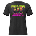 Women's Relaxed T-Shirt/Christmas Wine T-Shirt Unisex T-shirt, Sweatshirt, Hoodie, Long Sleeve Tee - T-Shirt, Sweatshirt, Hoodie