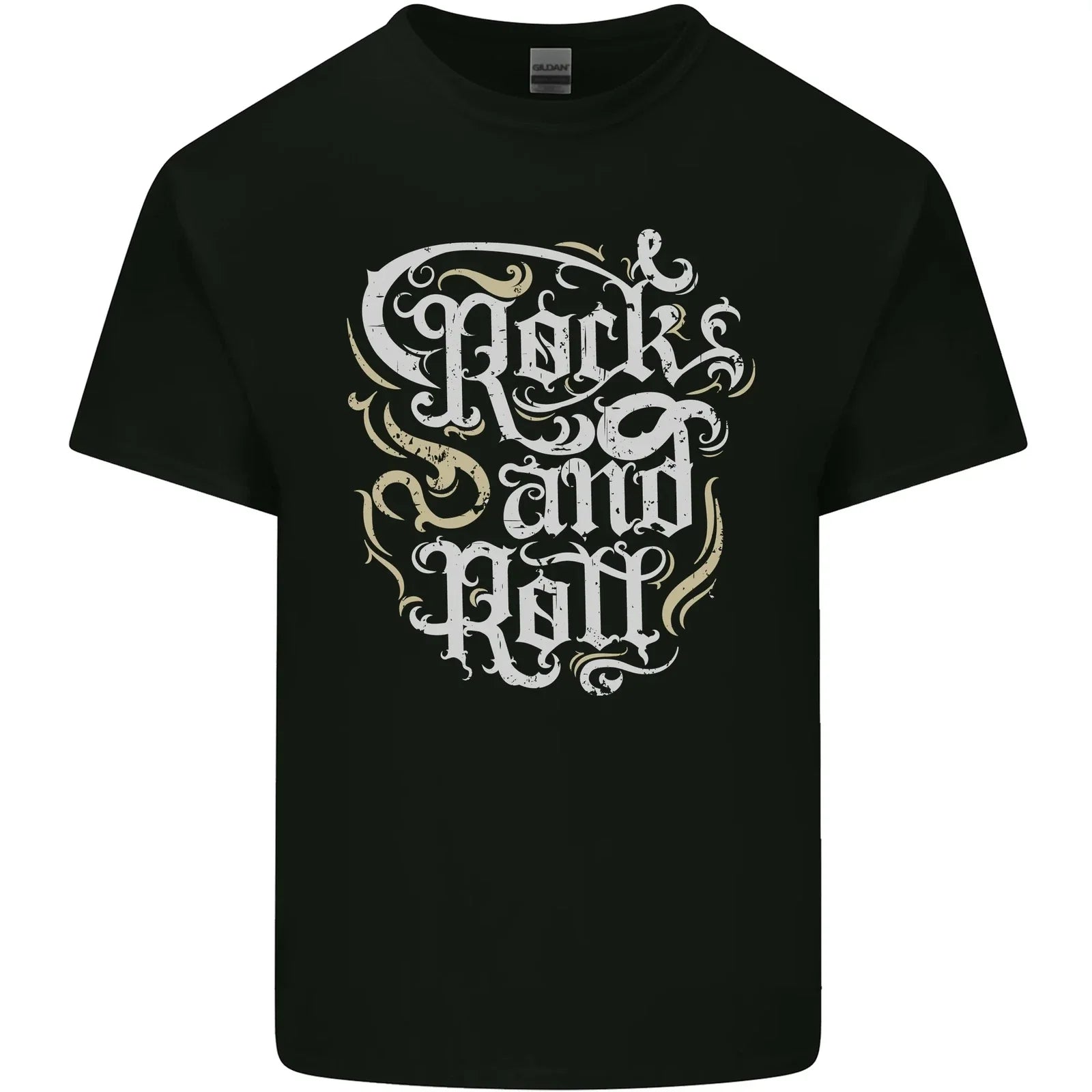 A Rock n Roll Design Mens Cotton T-Shirt Tee Top Unisex T-shirt, Sweatshirt, Hoodie, Long Sleeve Tee - T-Shirt, Sweatshirt, Hoodie