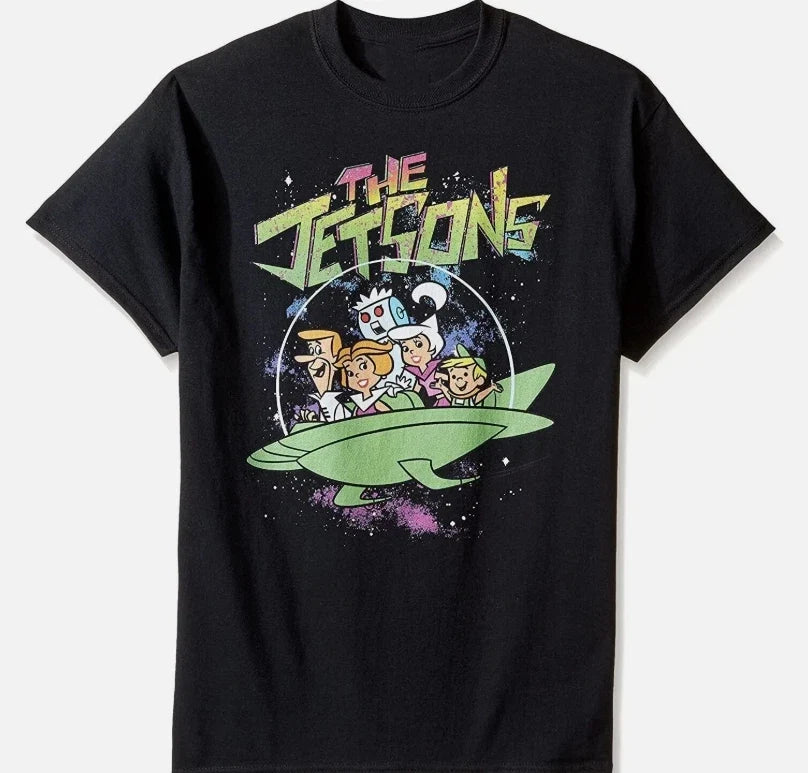 THE JETSONS Shirt So Funny Cartoon Black Cotton All Size Unisex S-5XL Unisex T-shirt, Sweatshirt, Hoodie, Long Sleeve Tee - T-Shirt, Sweatshirt, Hoodie